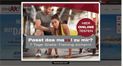 Desktop Screenshot of maxx-gesundheitszentrum.de