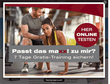 Tablet Screenshot of maxx-gesundheitszentrum.de